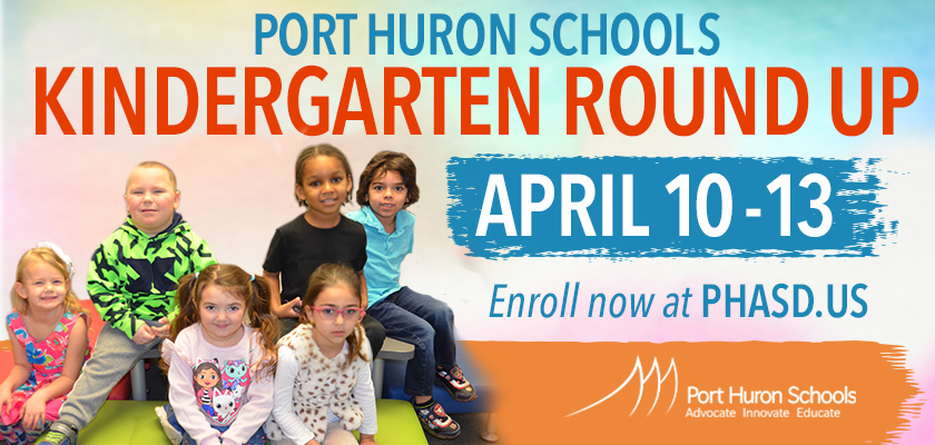 Kindergarten Round Up flyer