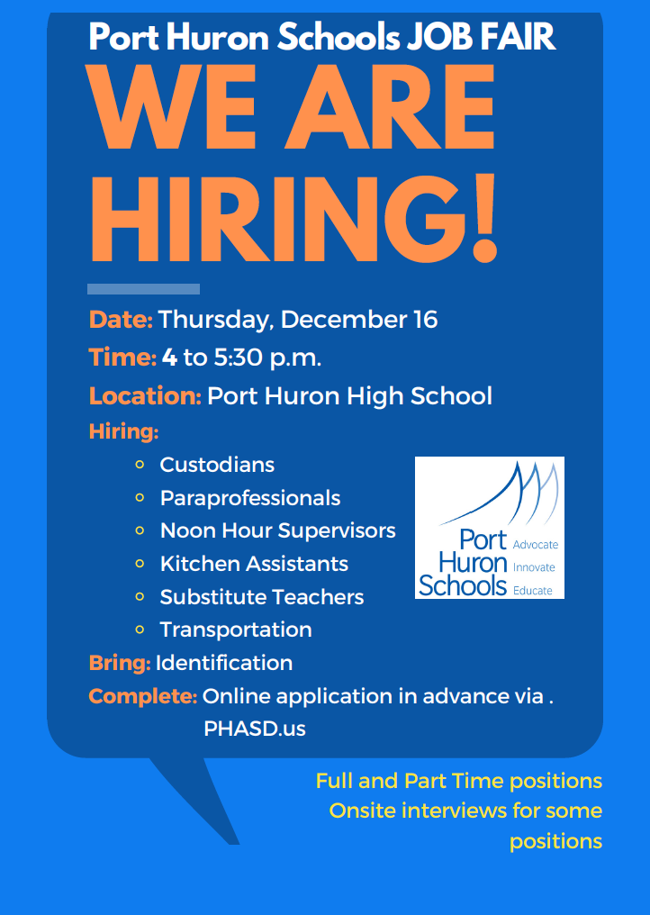 PHSchools Job Fair on Dec. 16, 2021