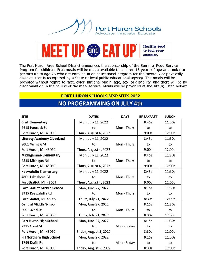 Eat Up and Meet Up